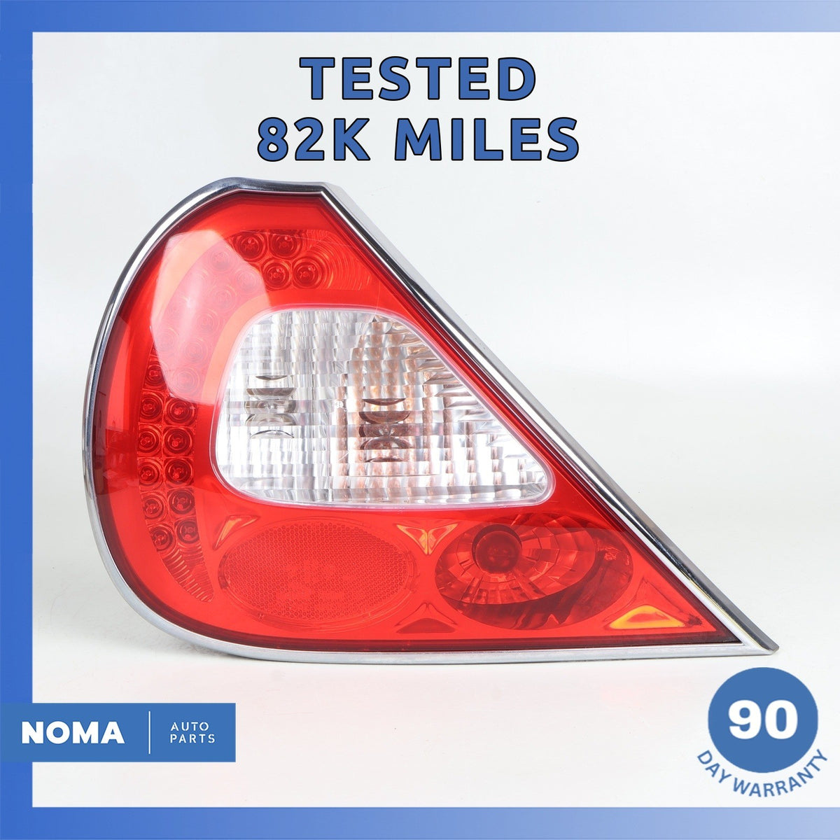 04-07 Jaguar X350 XJ8 XJR VDP Rear Left Tail Light Lamp 2W9313405AG OEM 82k - photo 1