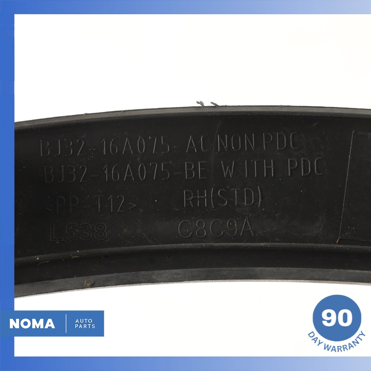 12-19 Range Rover Evoque L538 4DR Front Left Side Wheel Arch Molding OEM - photo 10