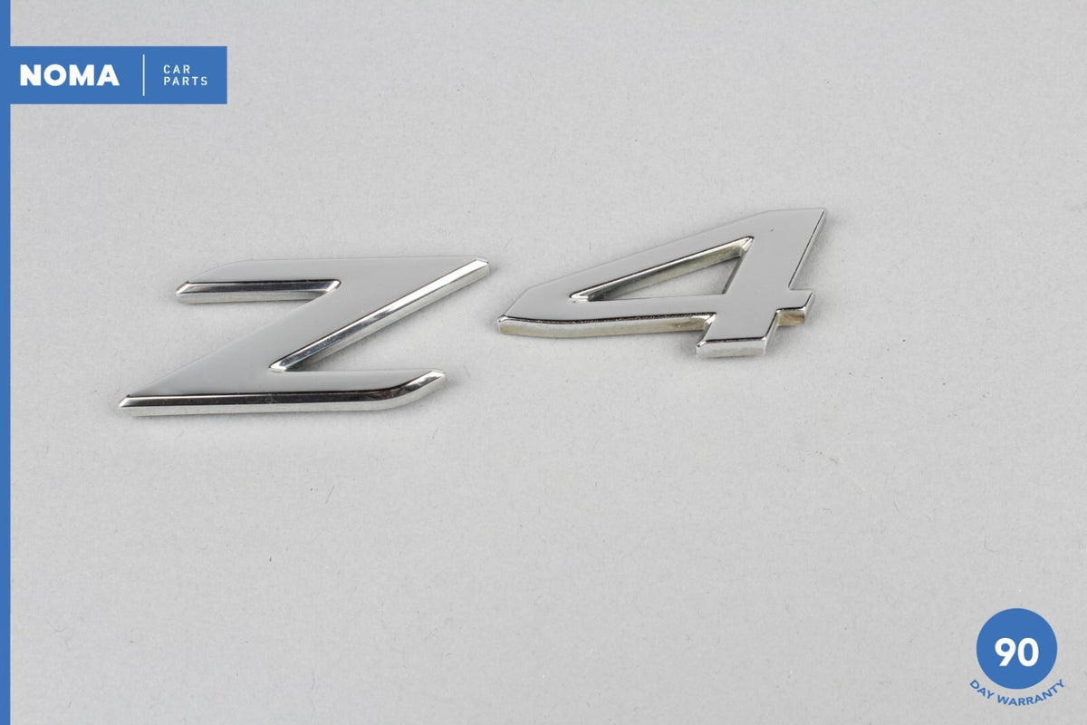 03-08 BMW Z4 E85 Rear Trunk Hatch Boot Emblem Badge Logo Chrome 7114122 OEM - photo 1