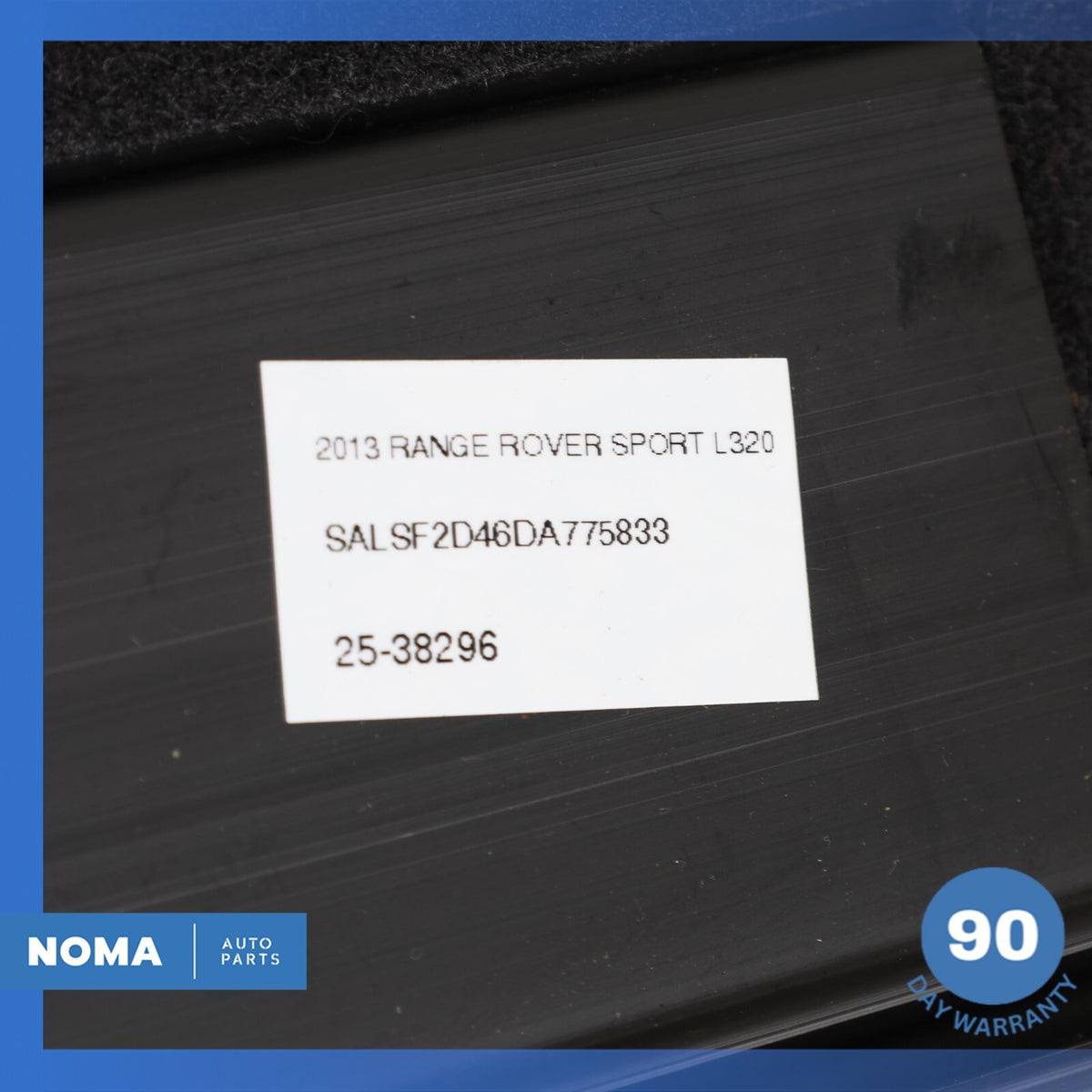 10-13 LR Range Rover Sport L320 Rear Trunk Floor Mat Carpet Cargo Cover OEM - photo 12