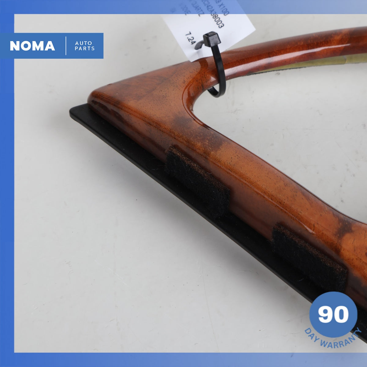 01-06 Jaguar X100 XK8 Front Right Side Dashboard AC Vent Wood Trim GJE6927AC OEM - photo 5