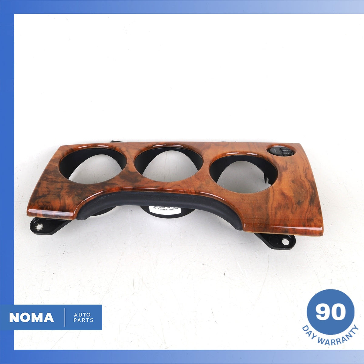 2001 Jaguar X100 XKR Left Side Dash Instrument Cluster Bezel w/ Switch Wood OEM - photo 1