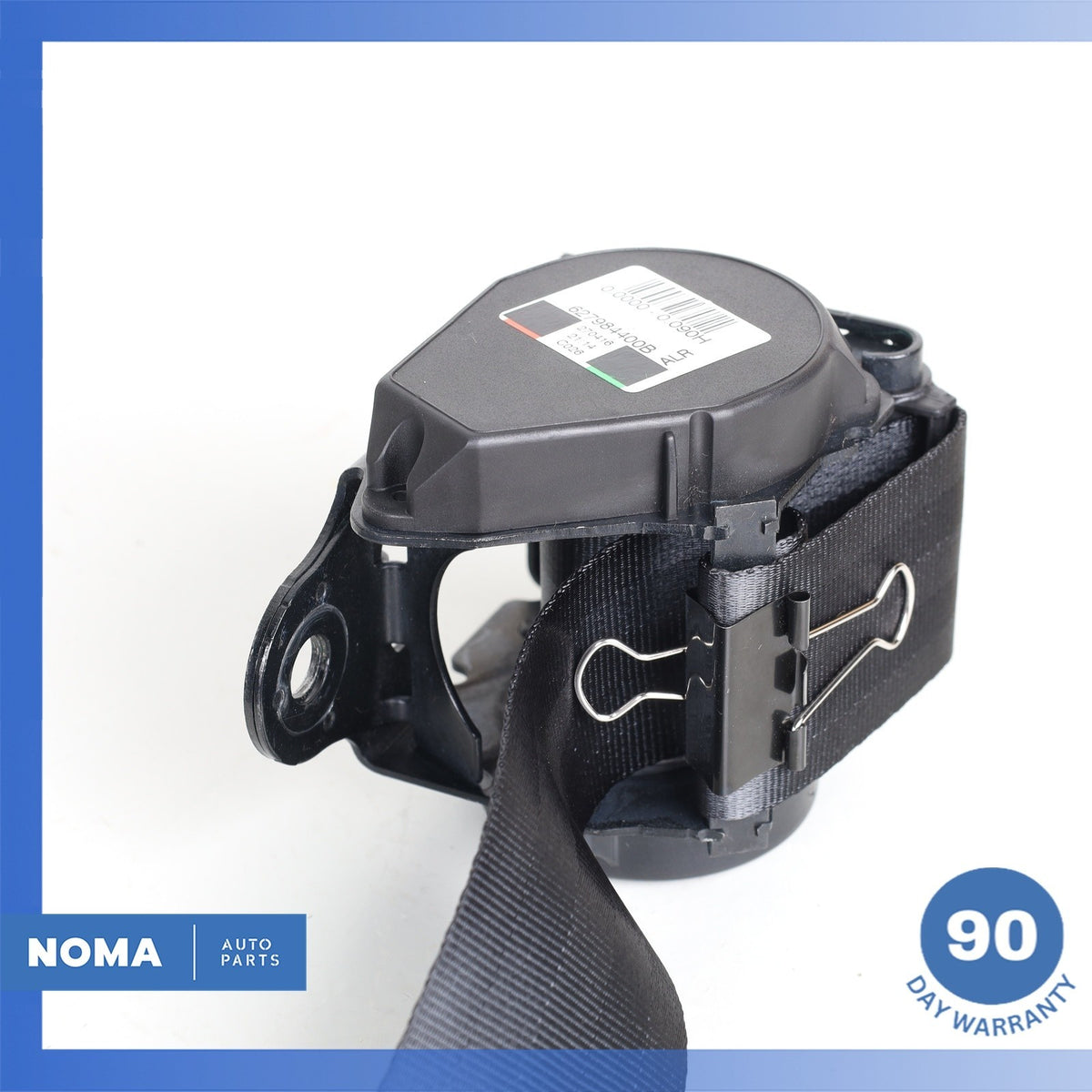 16-20 Jaguar X760 XE Rear Center Seatbelt Seat Belt Black GX73600A38AB OEM - photo 3