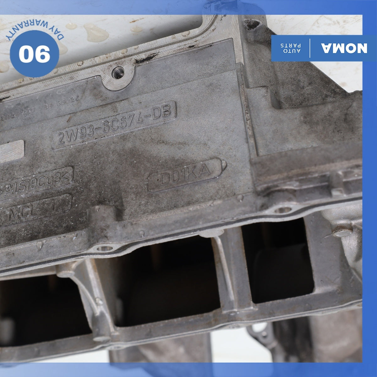 03-10 Jaguar X350 XJ8 S-Type 4.2L Engine Upper Oil Pan Sump 2W936C674DB OEM - photo 8