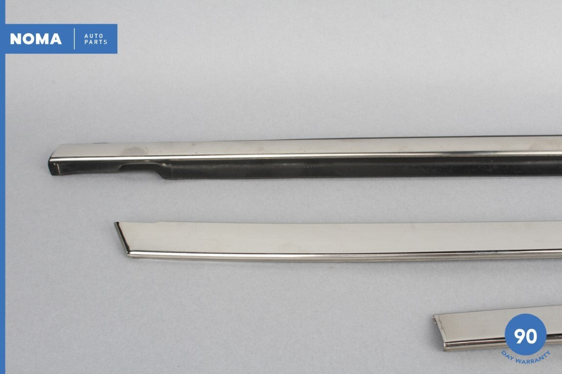 98-03 Jaguar XJ8 XJR X308 Front Right Window Exterior Chrome Molding Set OEM - photo 5