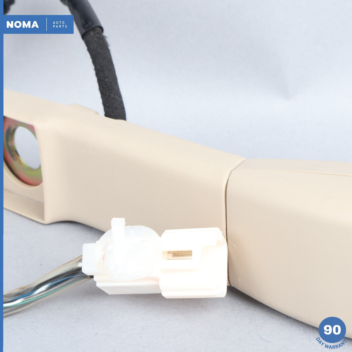 97-00 Lexus LS400 XF20 Front Right Side Seat Belt Buckle Receiver Ivory LF03 OEM - photo 3