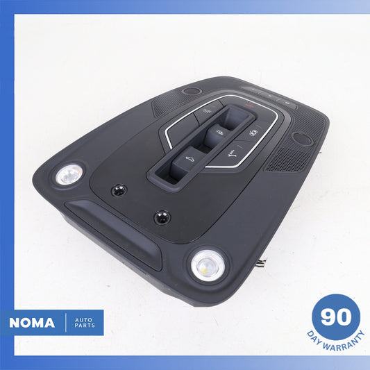 17-19 Audi 4M Q7 Front Overhead Domelight Lamp Switch Panel Black OEM - photo 1