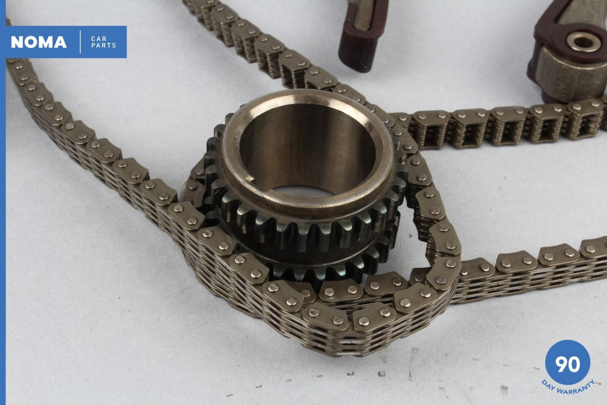 04-09 Jaguar XJ8 VDP X350 Timing Chain w/ Tensioner Blade & Guide Rail Set OEM - photo 13