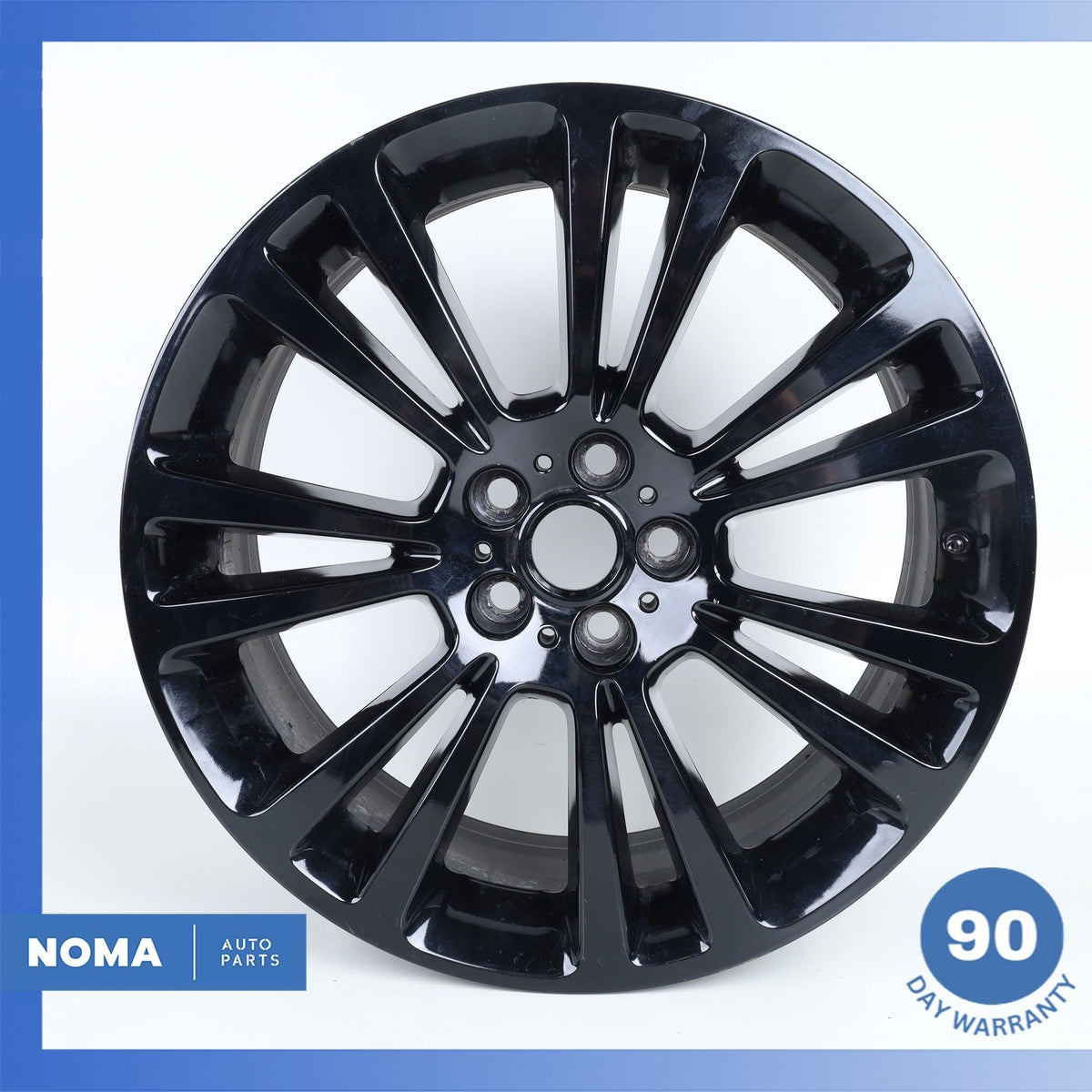 16-23 Jaguar X260 XF XE Axis 8 x R18 18" Wheel Rim Black T2H5339 OEM - photo 1