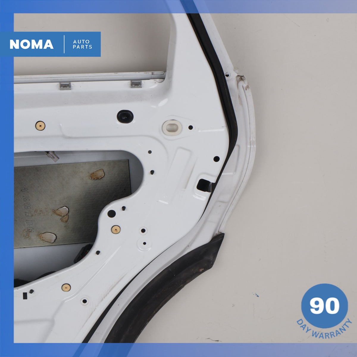 12-19 LR Range Rover Evoque L538 4DR Rear Right Side Door Panel Shell White OEM - photo 14
