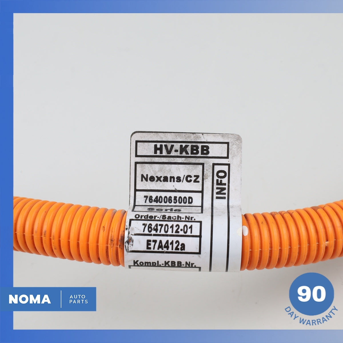 14-21 BMW i3 I01 Motor Wire Wiring Cable 7647012 OEM 78k - photo 10