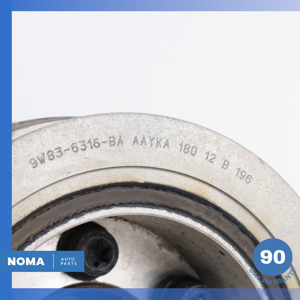 10-23 LR Range Rover Sport L320 F-Type XF Engine Crankshaft Balancer Pulley OEM - photo 7