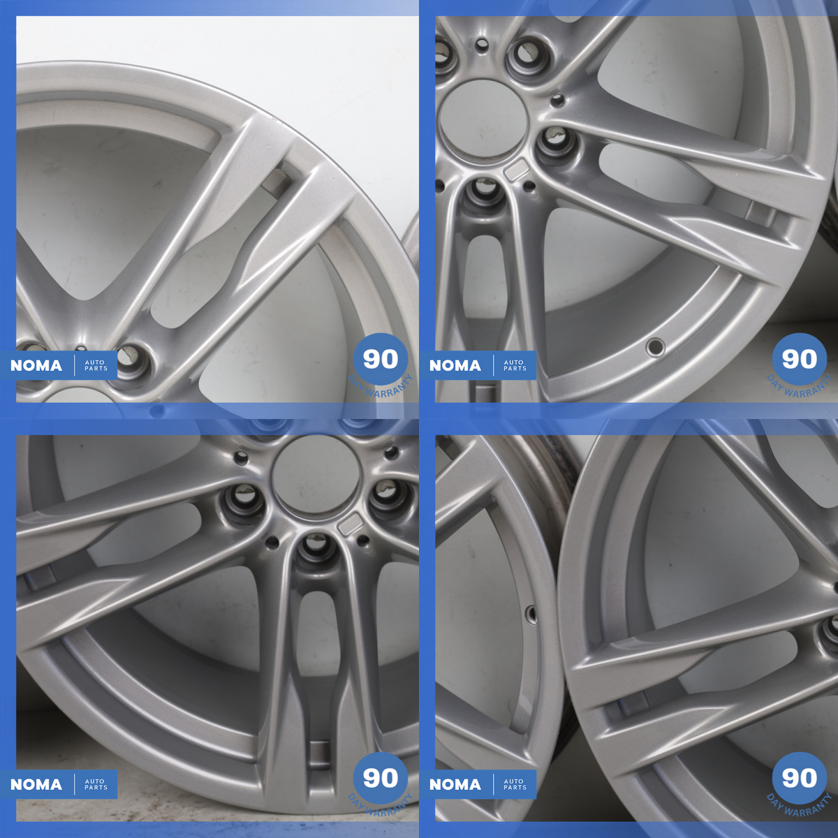 BMW F13 650i 8.5 / 9 x R20 20" Style 373 Wheel Rim Set Staggered Refurbished - photo 8