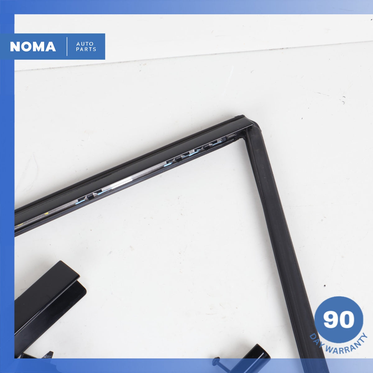 12-19 LR Range Rover Evoque L538 Rear Right Outer Door Window Molding Set OEM - photo 2
