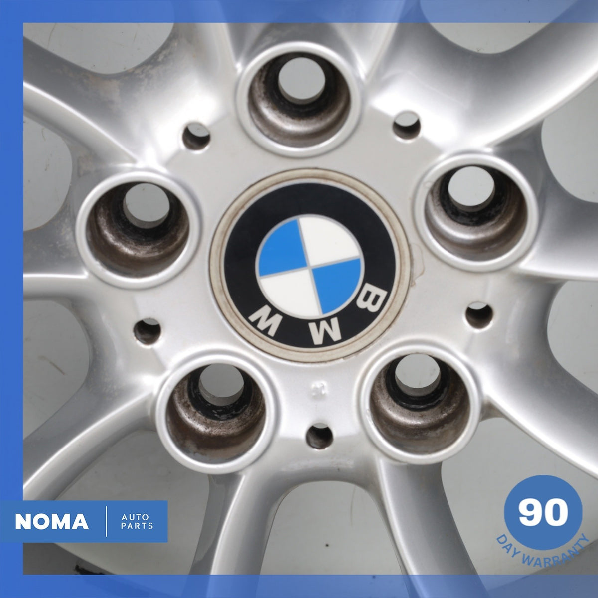 03-08 BMW E85 Z4 Style 106 8 x R17 17" Wheel Rim Silver 36116758191 OEM - photo 11