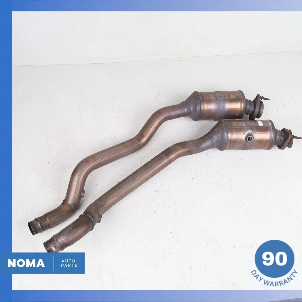 16-20 Jaguar X152 F-Type-S RWD Left & Right Side Exhaust Downpipe Set OEM 65k - photo 10