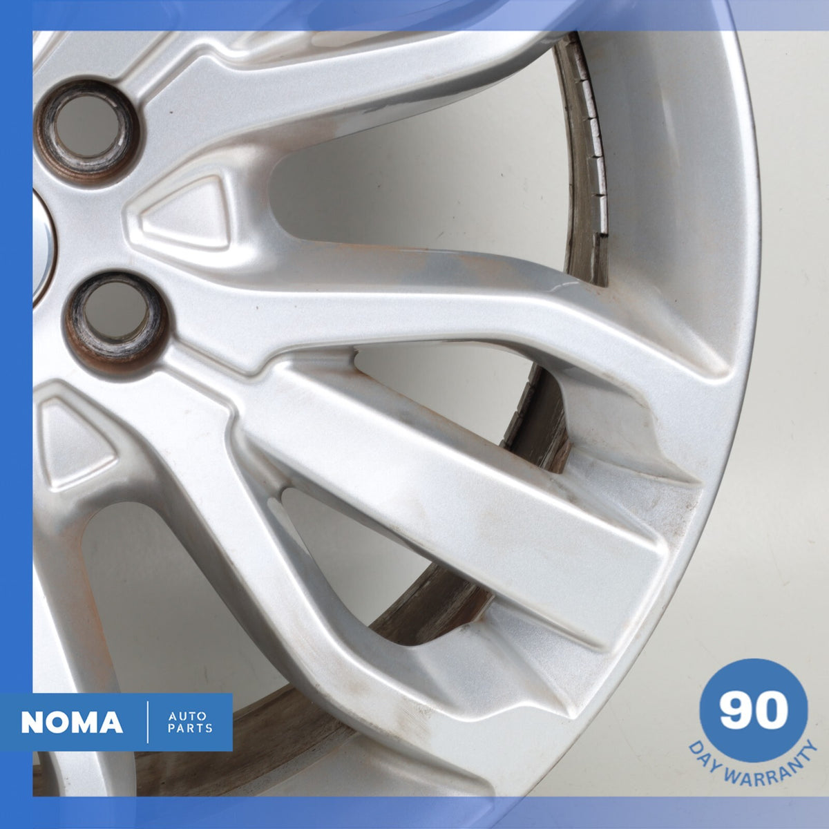 14-22 LR Range Rover Sport L494 Style 5 9.5 x R21 21" Wheel Rim Silver OEM - photo 4