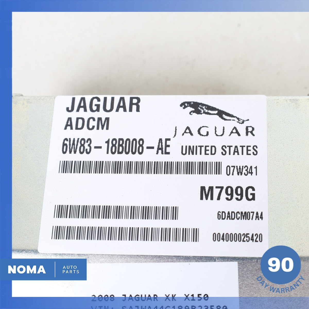 07-09 Jaguar X150 XK XKR Air Suspension Damping Control Module 6W8318B008AE OEM - photo 7