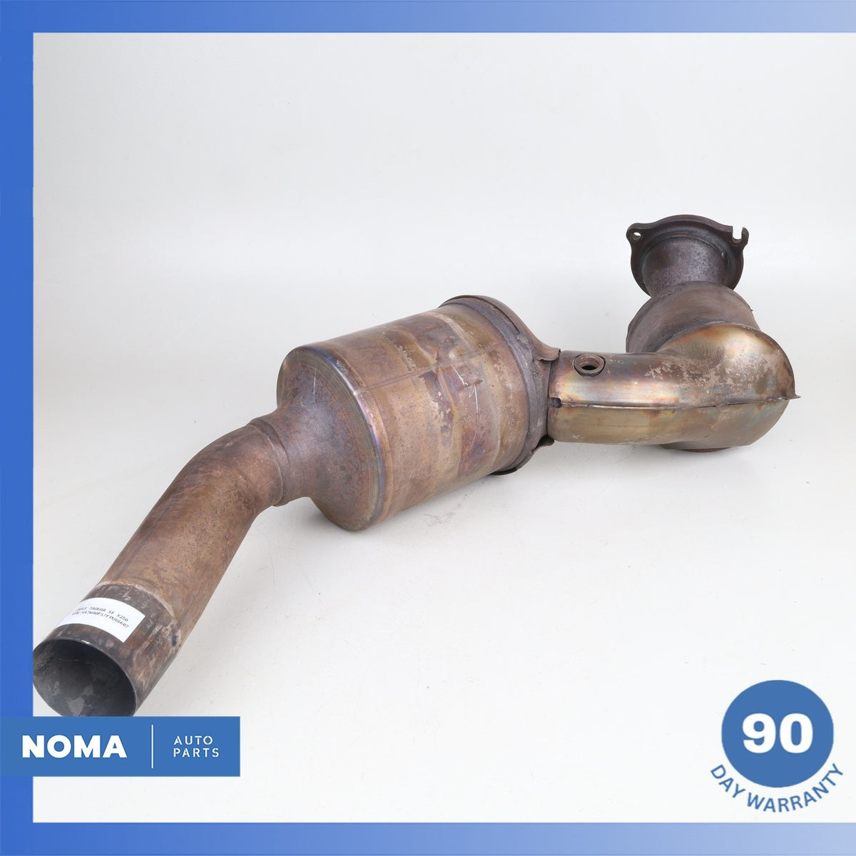 13-15 Jaguar X250 XF 2.0L 204PT Exhaust Downpipe CX235E212EE OEM 74k - photo 9