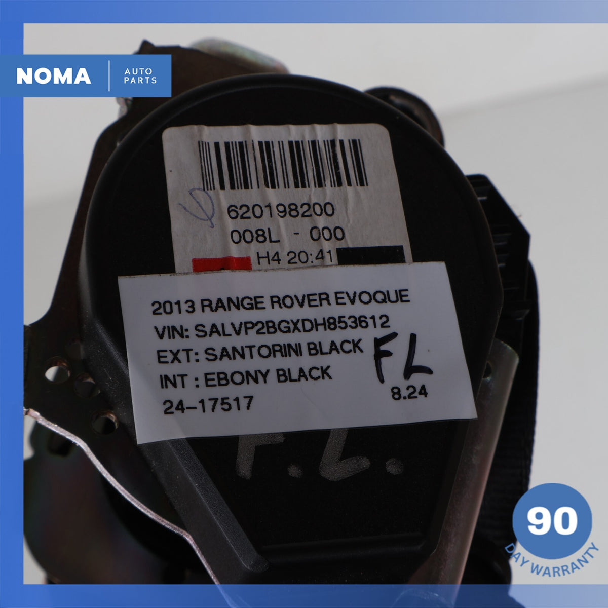 12-19 LR Range Rover Evoque L538 4DR Front Left Side Seatbelt Retractor OEM - photo 20