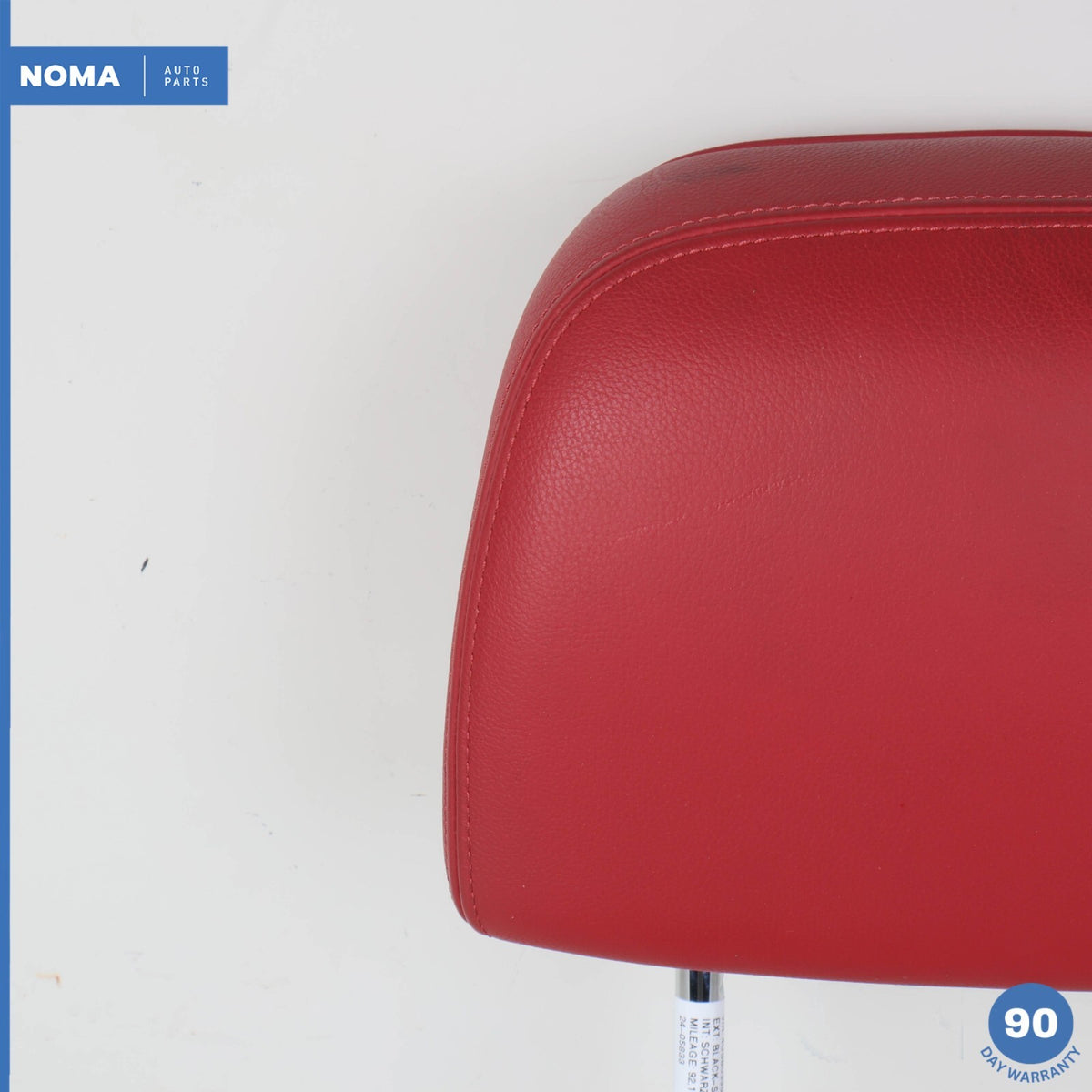 03-08 BMW E85 E86 Z4 Front Right or Left Side Headrest Head Rest Red OEM - photo 5
