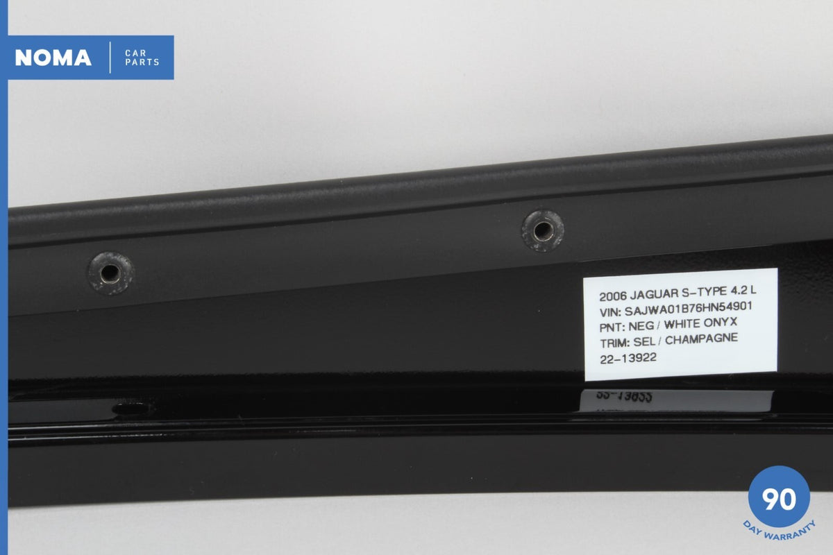 03-08 Jaguar S-Type X204 Rear Left Driver Side Outer Door B-Pillar Molding OEM - photo 7