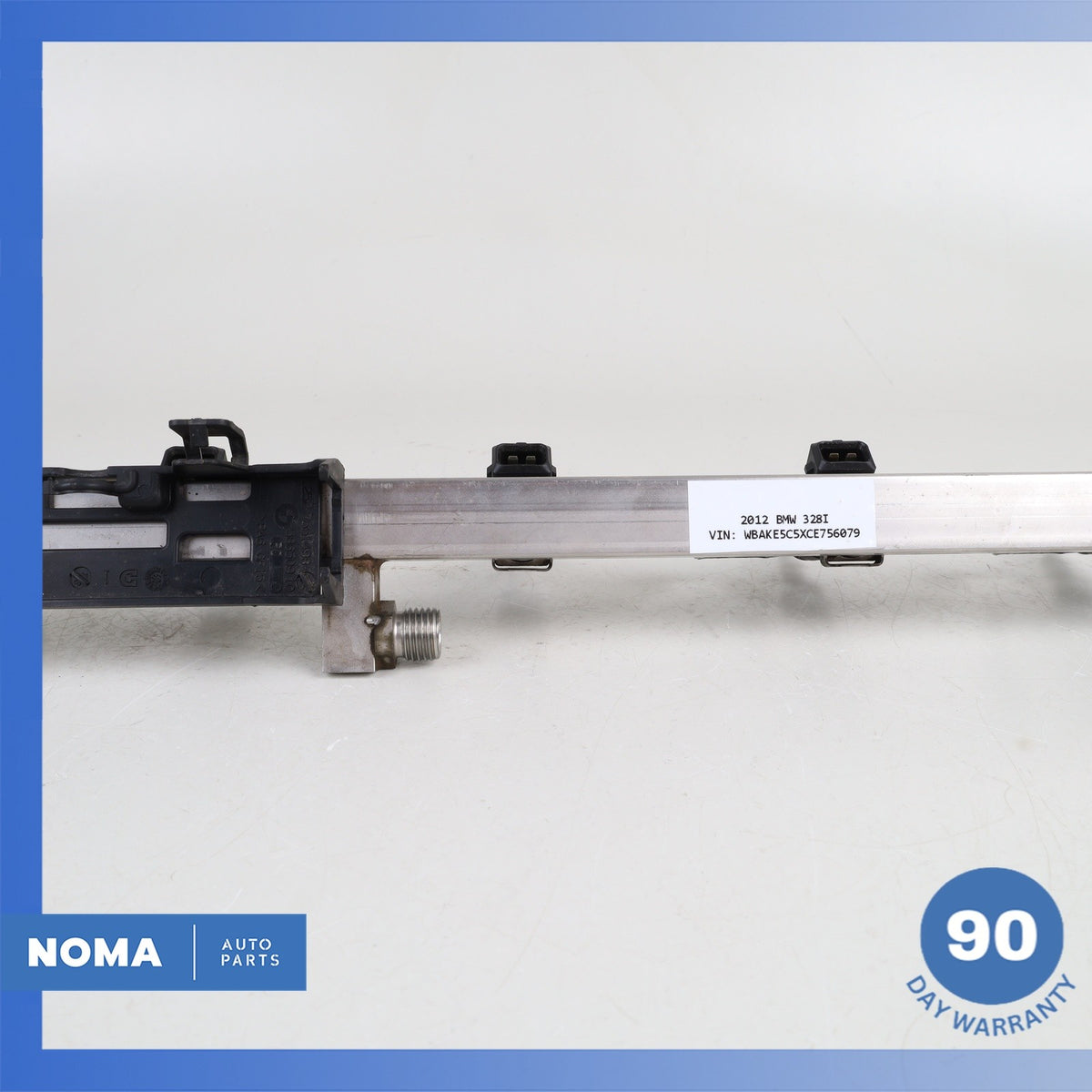 07-13 BMW E90 328i N51 Engine Motor Fuel Injector Rail w/ Injector OEM 75k - photo 9