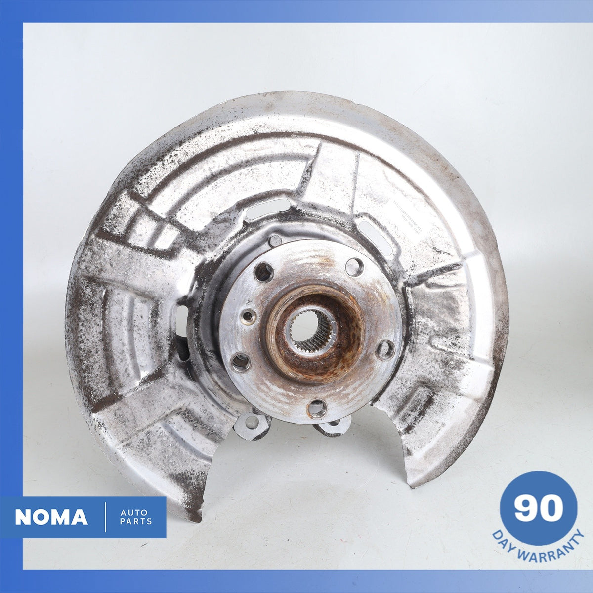 BMW F10 550i Rear Left Driver Side Spindle Knuckle Hub w/ Shield OEM - photo 1
