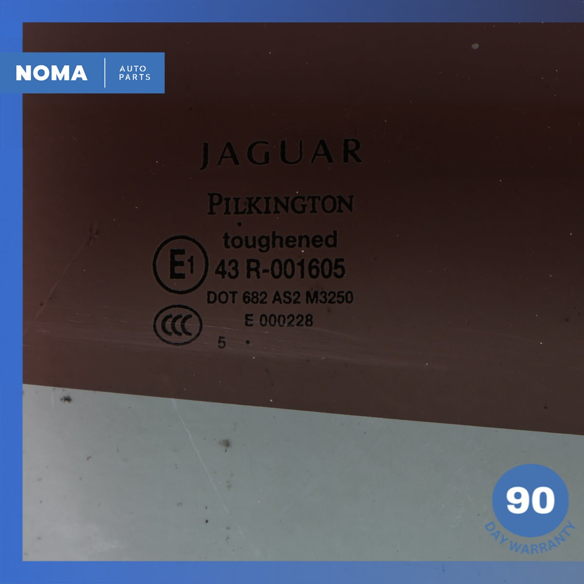 07-15 Jaguar X150 XK XKR XKR-S Front Right Passenger Side Door Window Glass OEM - photo 8