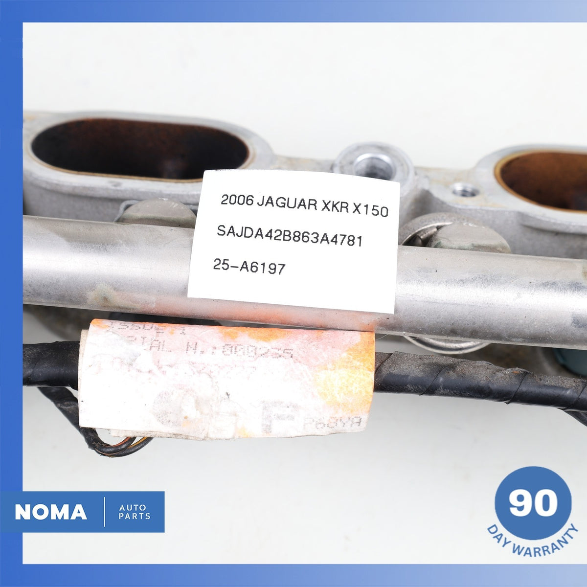 03-06 Jaguar X100 XKR S/C Induction Manifold Adaptor Set w/ Fuel Rail OEM 78k - photo 22