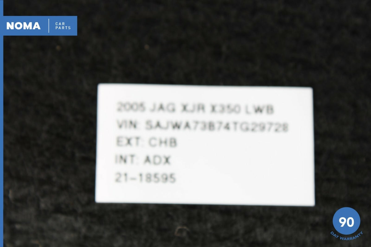 04-09 Jaguar XJR XJ8 VDP X358 Rear Left Driver Side Trunk Liner Panel Cover OEM - photo 12