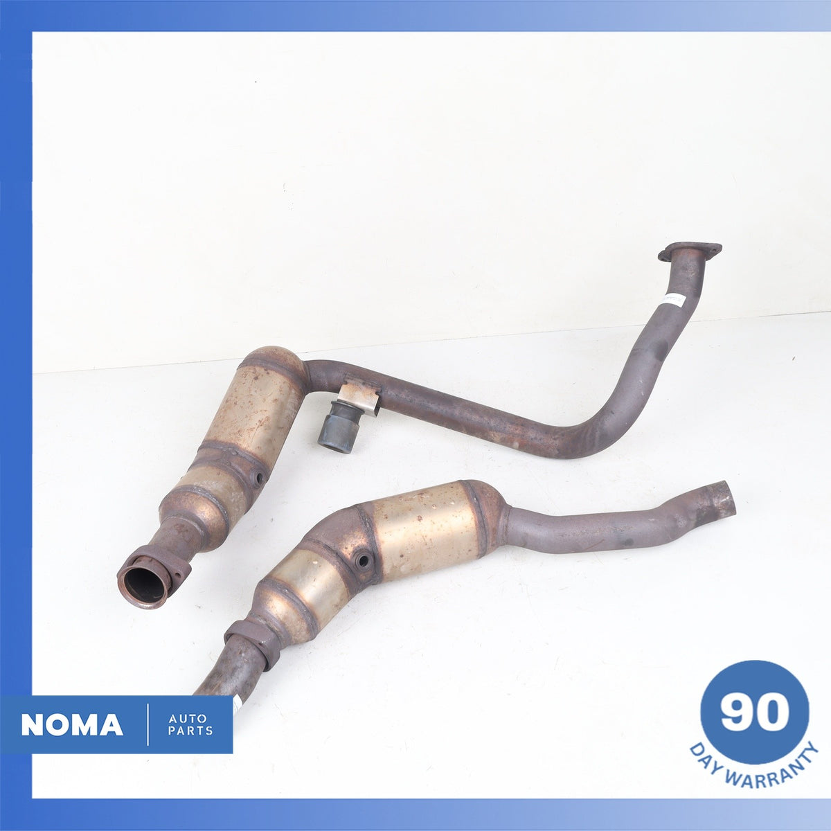 10-13 Range Rover L319 L320 5.0L Exhaust Downpipe Right & Left Set OEM - photo 3