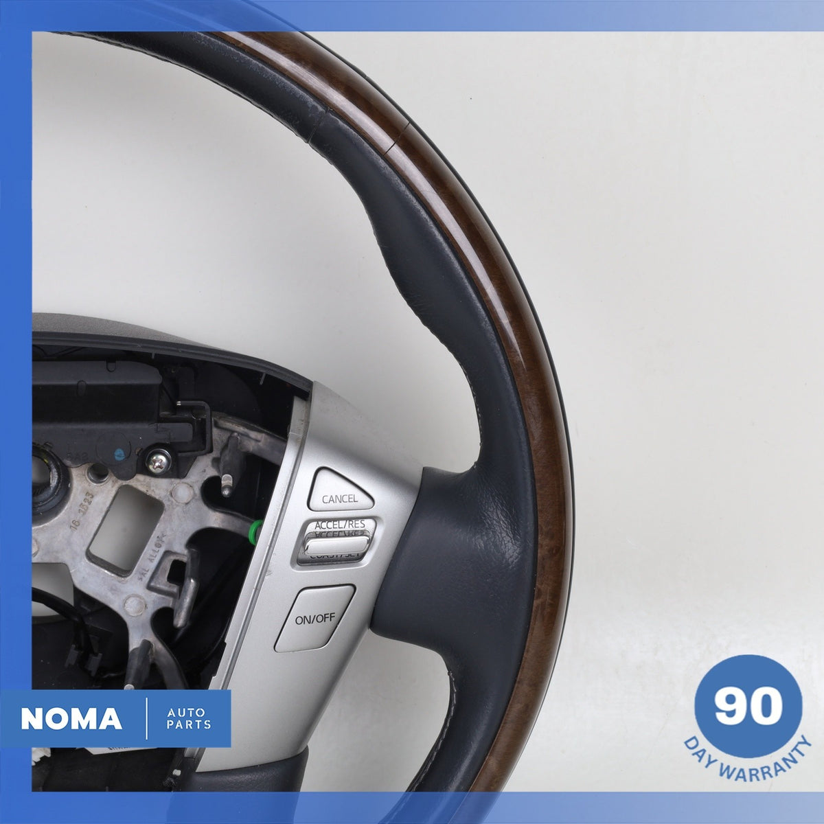15-17 Infiniti Z62 QX80 Steering Wheel Wood 484305ZA0A OEM 82k - photo 4
