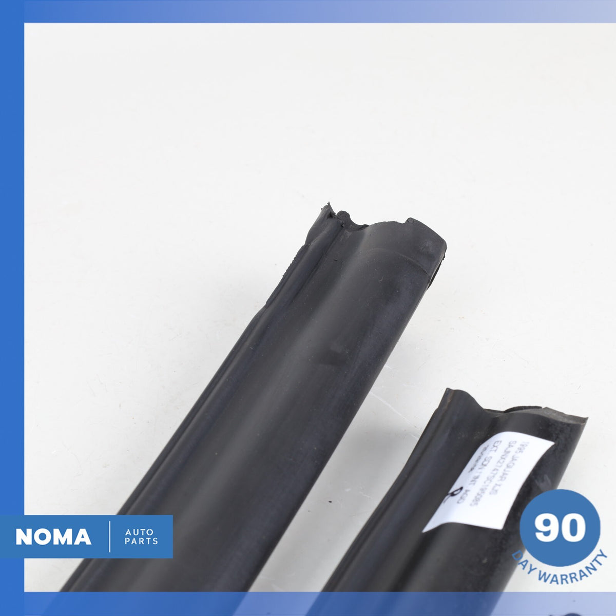 89-96 Jaguar XJS Convertible Top Roof Right Side Outside Molding Seal Set OEM - photo 2