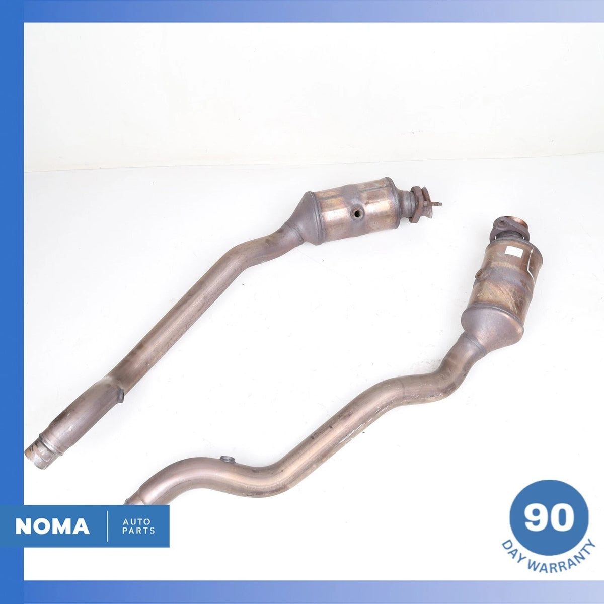 16-20 Jaguar X152 F-Type-S RWD Left & Right Side Exhaust Downpipe Set OEM 19k - photo 10