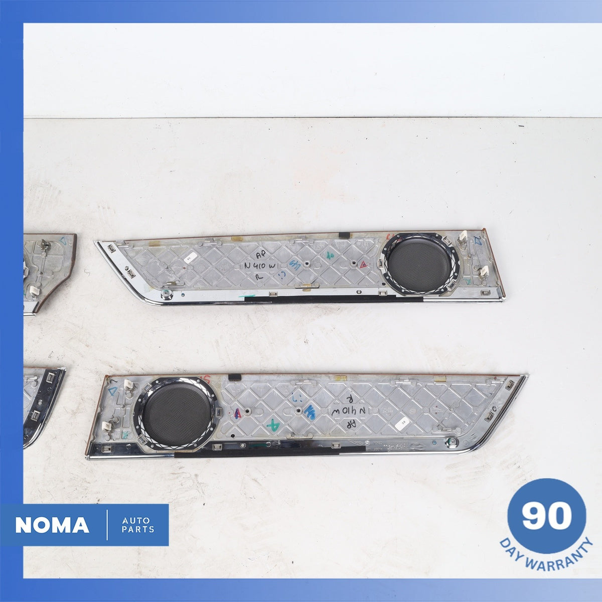 10-19 Jaguar X351 XJ SWB Front & Rear Side Door Interior Molding Set OEM - photo 14