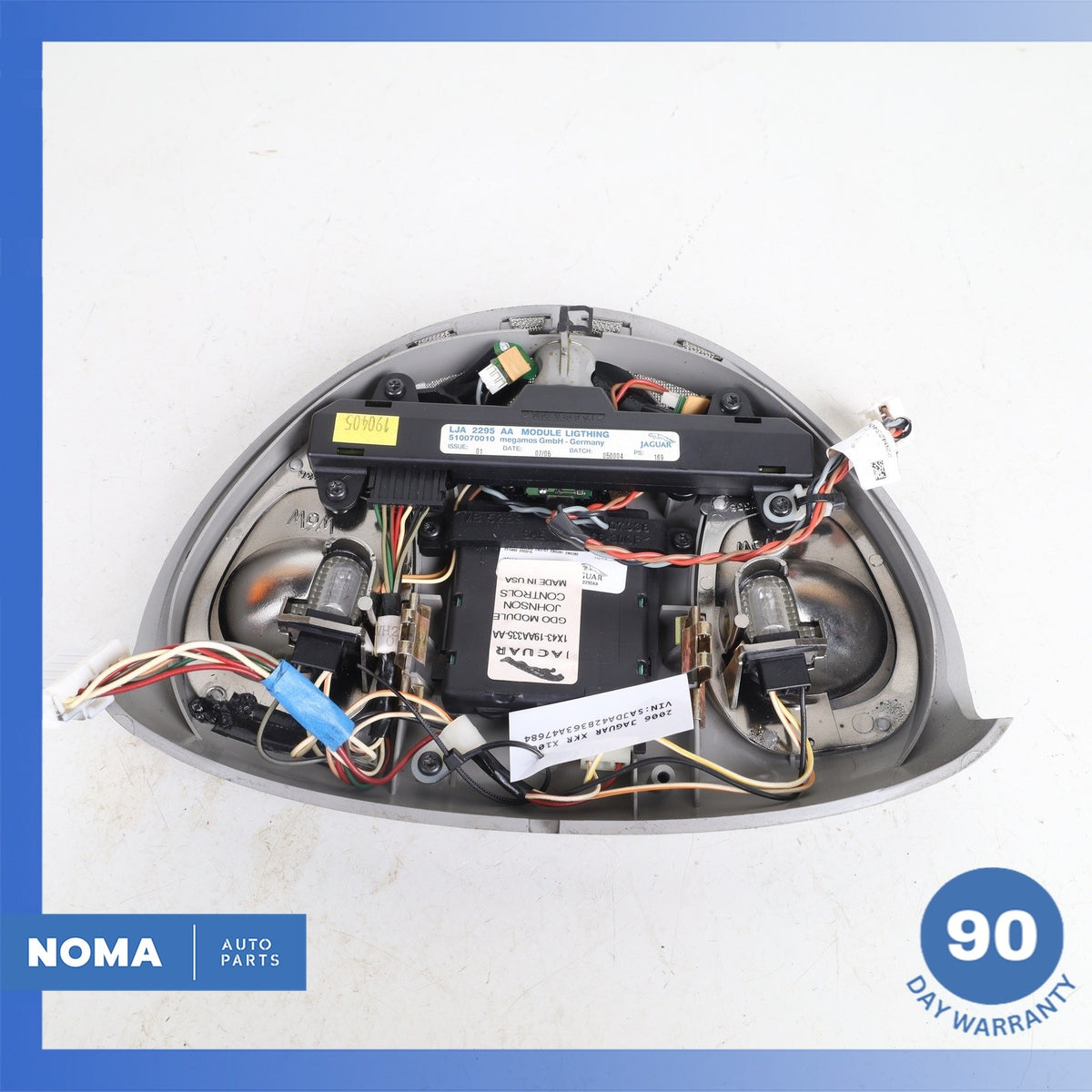 01-06 Jaguar X100 XKR XK8 Dome Light Overhead Map Lamp Light Black OEM 62k - photo 7