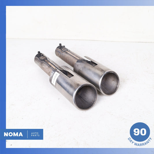 03-06 Jaguar X100 XK8 Exhaust Muffler Tips Left & Right Set Aftermarket - photo 1