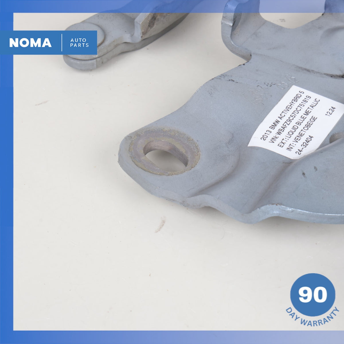 11-19 BMW ActiveHybrid 5 640i Left & Right Hood Bonnet Hinge Strut Set of 2 OEM - photo 9