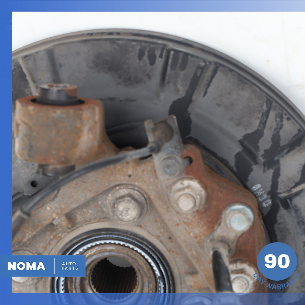11-24 Infiniti Z62 QX80 QX56 Rear Left Spindle Knuckle Hub w/ Shield OEM - photo 11
