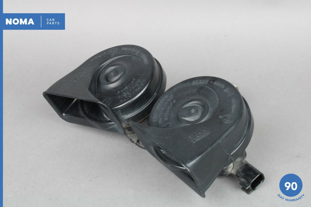 03-04 Jaguar S-Type R X202 Right & Left High & Low Tone Signal Horn Set of 2 OEM - photo 2