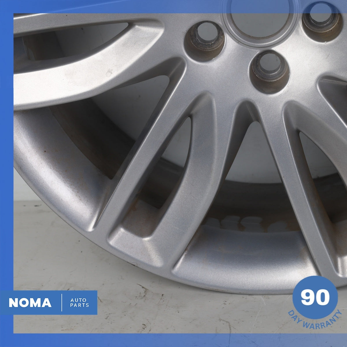 16-23 Jaguar X260 XF XE Razor 8 x R19 19" Wheel Rim Silver T2H4954 OEM - photo 5