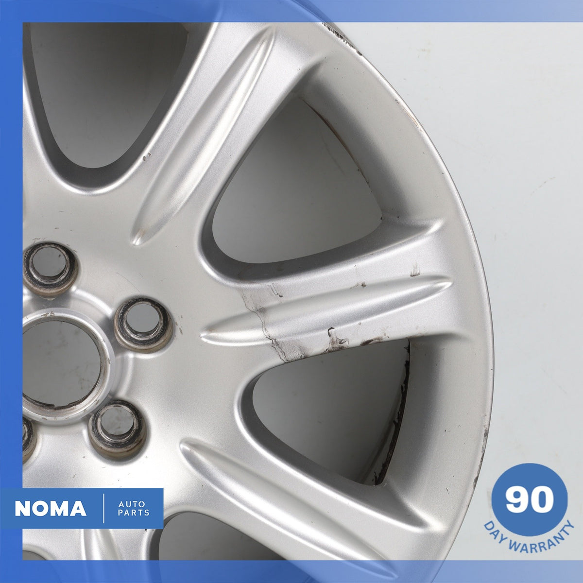 04-09 Jaguar X350 XJ8 Vanden Plas Dynamic 8 x R18 18" Wheel Rim Silver OEM - photo 3