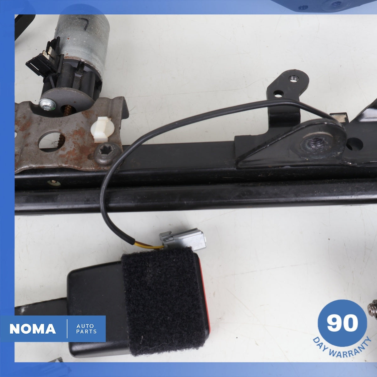 12-17 Range Rover Evoque L538 Front Left Side Seat Rail Motor Set w/ Buckle OEM - photo 6