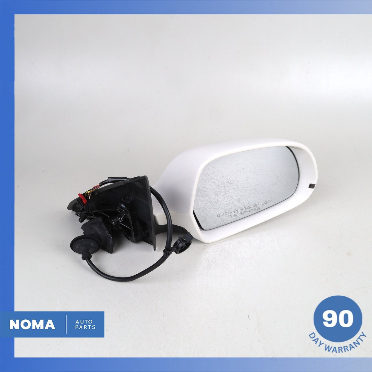15-18 Audi 8U Q3 Right Passenger Side Rear View Door Mirror White OEM - photo 2