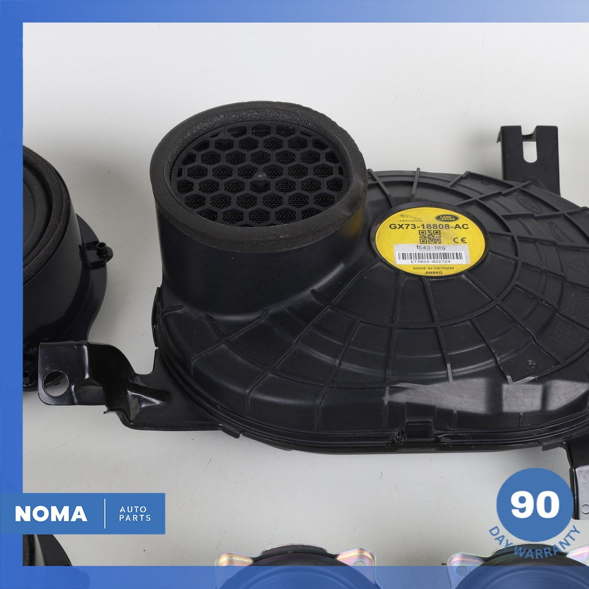 16-23 Jaguar X260 XF XE Front & Rear Meridian Premium Speaker Subwoofer Set OEM - photo 5