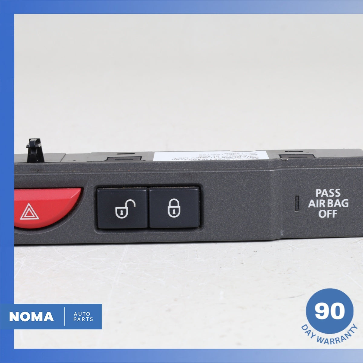 06-09 LR Range Rover Sport L320 Dashboard Hazard Lock Control Switch OEM - photo 5