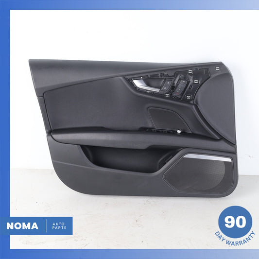 12-18 Audi 4G8 A7 Front Left Driver Door Panel Cover Trim Black OEM - photo 1