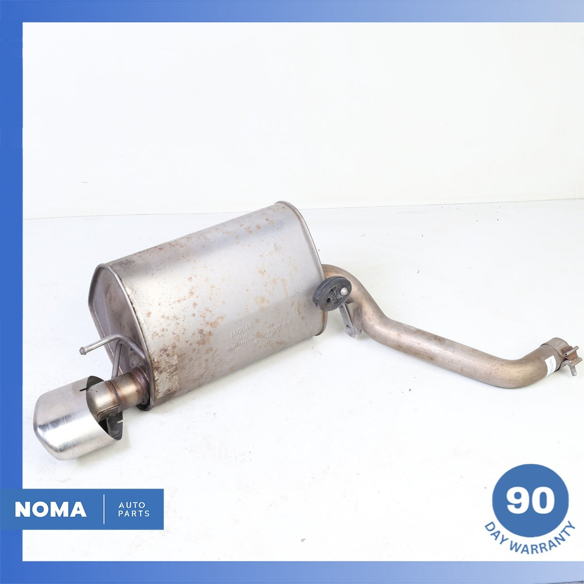 09-10 Jaguar X250 XF 4.2L Rear Left Side Exhaust Silencer Muffler Pipe OEM - photo 1