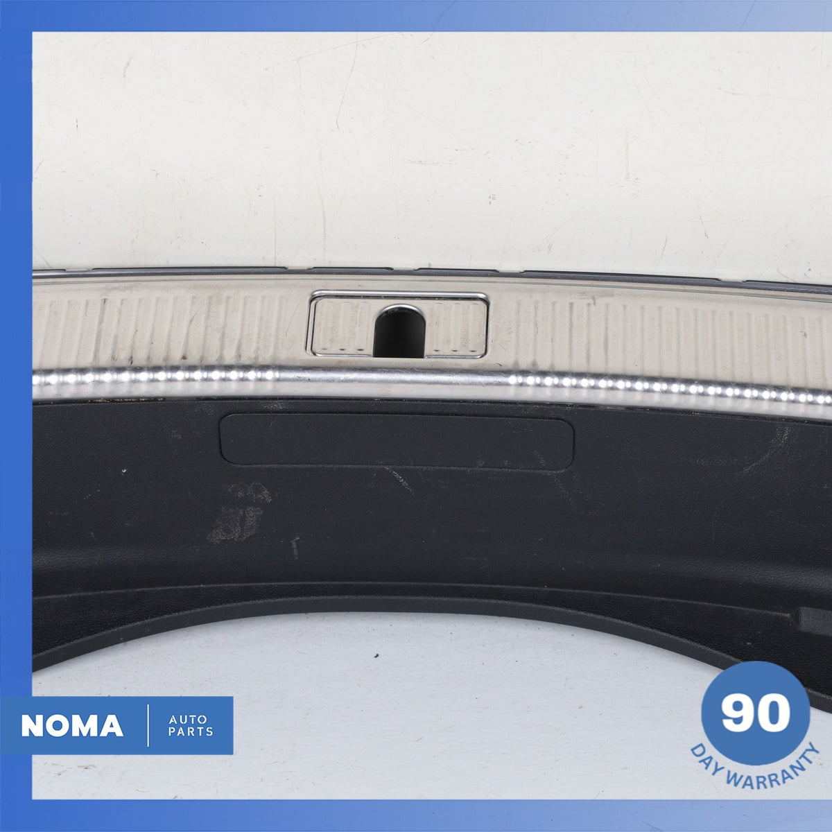 11-17 Audi D4 A8 A8L Rear Trunk Loading Sill Scuff Trim Cover 4H0863471 OEM - photo 3